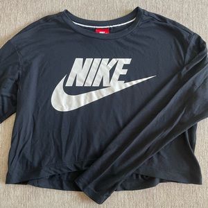 Nike- cropped long sleeve